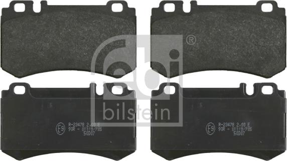 Febi Bilstein 16475 - Kit pastiglie freno, Freno a disco www.autoricambit.com