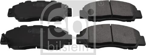 Febi Bilstein 16551 - Kit pastiglie freno, Freno a disco www.autoricambit.com