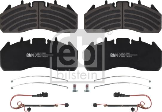 Febi Bilstein 16690 - Kit pastiglie freno, Freno a disco www.autoricambit.com