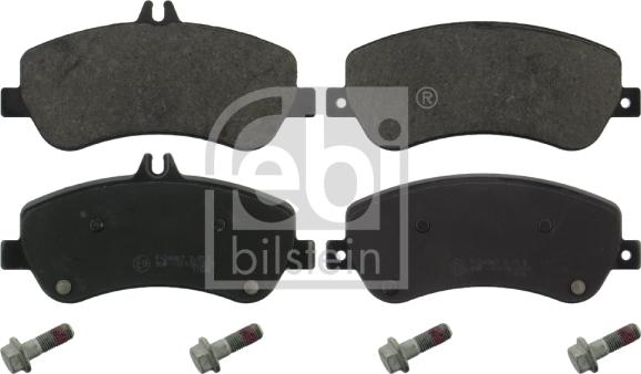 Febi Bilstein 16808 - Kit pastiglie freno, Freno a disco www.autoricambit.com