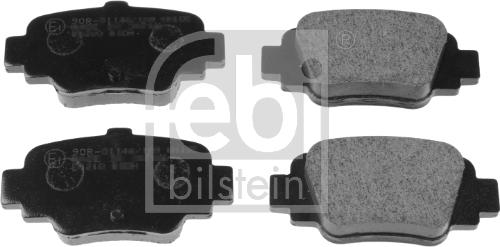 Febi Bilstein 16269 - Kit pastiglie freno, Freno a disco www.autoricambit.com