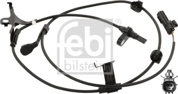 Febi Bilstein 107184 - Sensore, N° giri ruota www.autoricambit.com