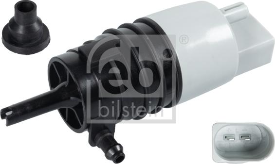 Febi Bilstein 107383 - Pompa acqua lavaggio, Pulizia cristalli www.autoricambit.com