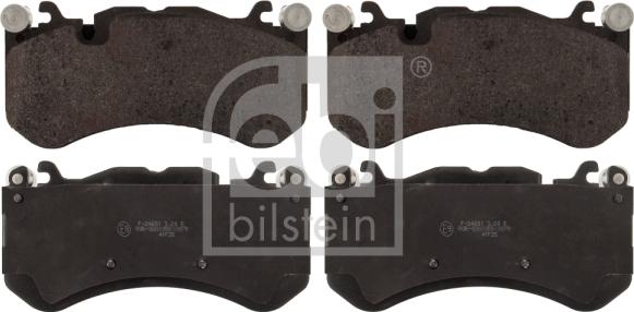 Febi Bilstein 116141 - Kit pastiglie freno, Freno a disco www.autoricambit.com