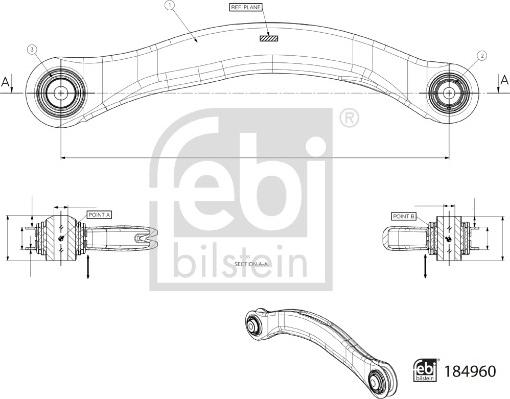 Febi Bilstein 184960 - Sospensione a ruote indipendenti www.autoricambit.com