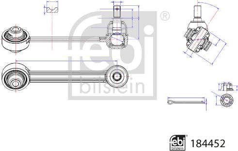 Febi Bilstein 184452 - Sospensione a ruote indipendenti www.autoricambit.com