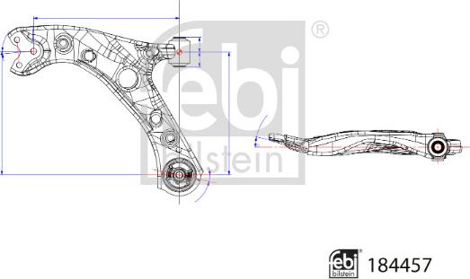 Febi Bilstein 184457 - Sospensione a ruote indipendenti www.autoricambit.com