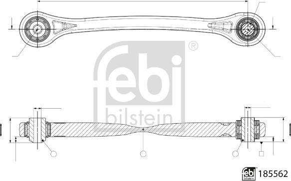 Febi Bilstein 185562 - Sospensione a ruote indipendenti www.autoricambit.com