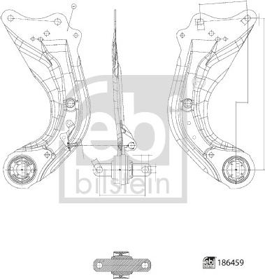 Febi Bilstein 186459 - Sospensione a ruote indipendenti www.autoricambit.com