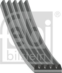 Febi Bilstein 186373 - Cinghia Poly-V www.autoricambit.com