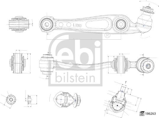 Febi Bilstein 186263 - Sospensione a ruote indipendenti www.autoricambit.com