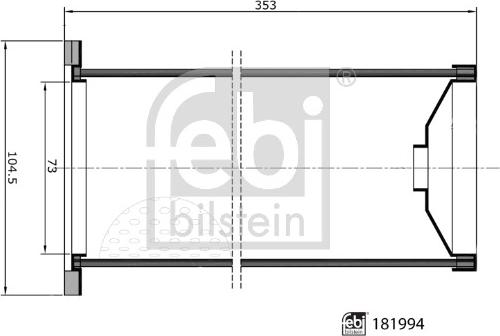 Febi Bilstein 181994 - Filtro aria www.autoricambit.com