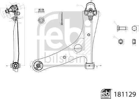 Febi Bilstein 181129 - Sospensione a ruote indipendenti www.autoricambit.com