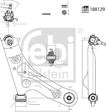 Febi Bilstein 188129 - Sospensione a ruote indipendenti www.autoricambit.com