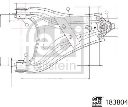 Febi Bilstein 183804 - Sospensione a ruote indipendenti www.autoricambit.com