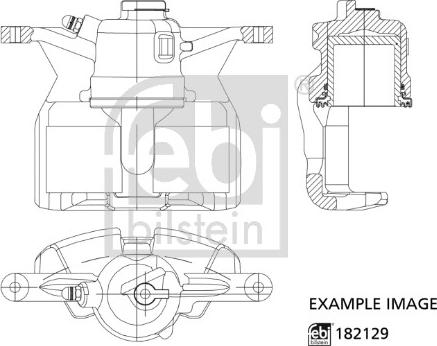 Febi Bilstein 182129 - Pinza freno www.autoricambit.com