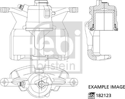 Febi Bilstein 182123 - Pinza freno www.autoricambit.com