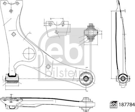 Febi Bilstein 187784 - Sospensione a ruote indipendenti www.autoricambit.com