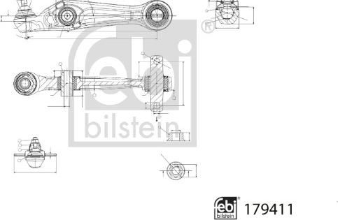 Febi Bilstein 179411 - Sospensione a ruote indipendenti www.autoricambit.com