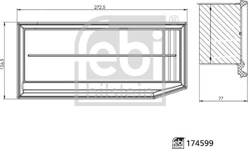 Febi Bilstein 174599 - Filtro aria www.autoricambit.com