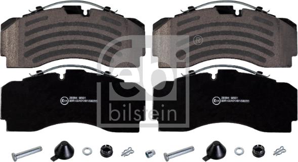 Febi Bilstein 174312 - Kit pastiglie freno, Freno a disco www.autoricambit.com