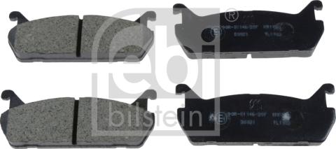 Febi Bilstein 170269 - Kit pastiglie freno, Freno a disco www.autoricambit.com