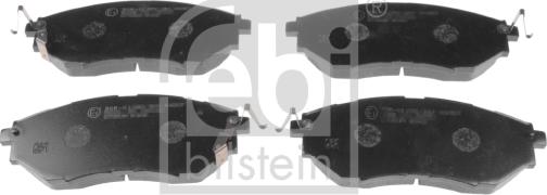 Febi Bilstein 170268 - Kit pastiglie freno, Freno a disco www.autoricambit.com