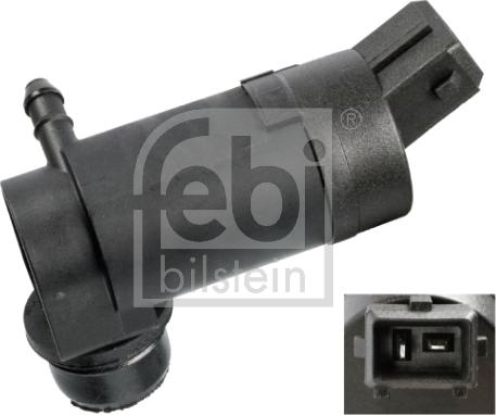 Febi Bilstein 171231 - Pompa acqua lavaggio, Pulizia cristalli www.autoricambit.com