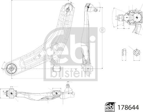 Febi Bilstein 178644 - Sospensione a ruote indipendenti www.autoricambit.com