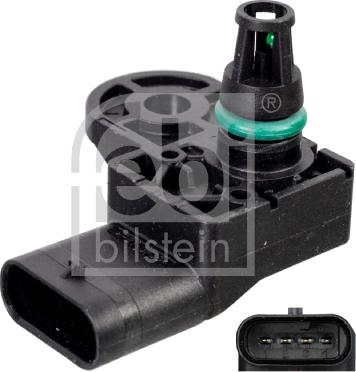 Febi Bilstein 173345 - Sensore, Pressione collettore d'aspirazione www.autoricambit.com