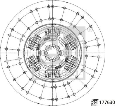 Febi Bilstein 177630 - Disco frizione www.autoricambit.com