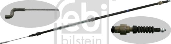 Febi Bilstein 27161 - Cavo comando, Freno stazionamento www.autoricambit.com