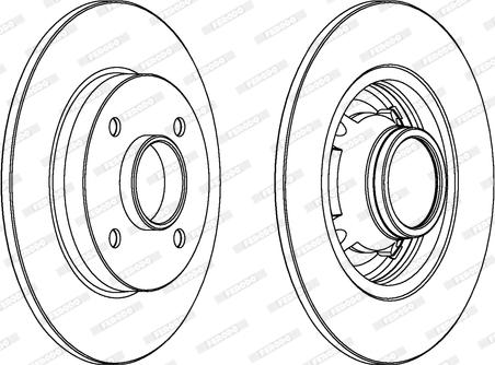 Ferodo DDF1564C-1 - Discofreno www.autoricambit.com