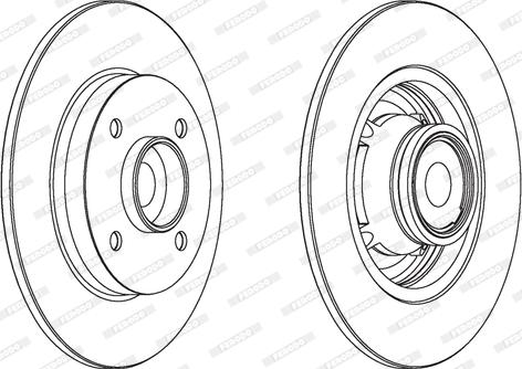 Ferodo DDF1560-1 - Discofreno www.autoricambit.com