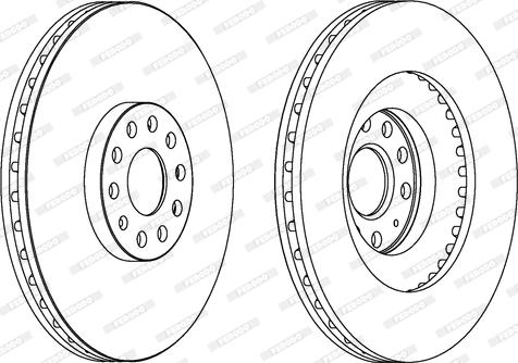 Ferodo DDF1504C-1 - Discofreno www.autoricambit.com