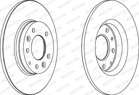 Ferodo DDF1500C - Discofreno www.autoricambit.com