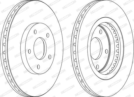 Ferodo DDF1589C-D - Discofreno www.autoricambit.com