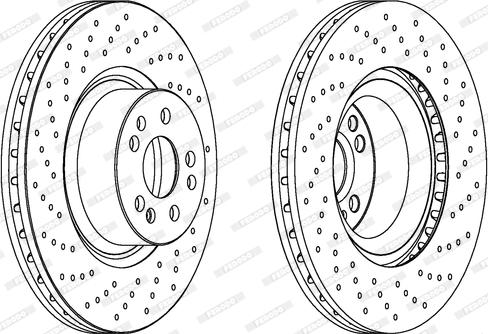 Ferodo DDF1586C-1 - Discofreno www.autoricambit.com