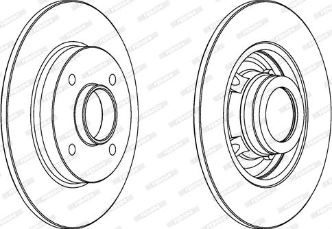 Ferodo DDF1523C-1 - Discofreno www.autoricambit.com