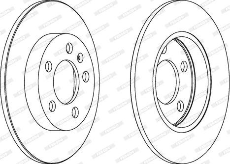 Ferodo DDF1155C - Discofreno www.autoricambit.com