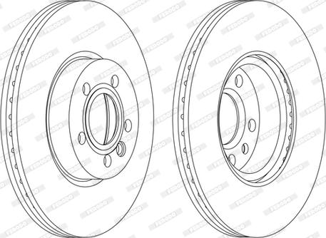 Ferodo DDF1160C - Discofreno www.autoricambit.com