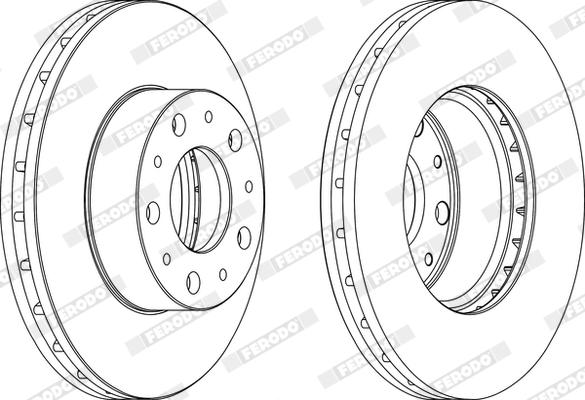 Ferodo DDF1800X - Discofreno www.autoricambit.com