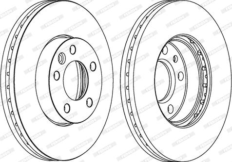 Ferodo DDF1253C-1 - Discofreno www.autoricambit.com