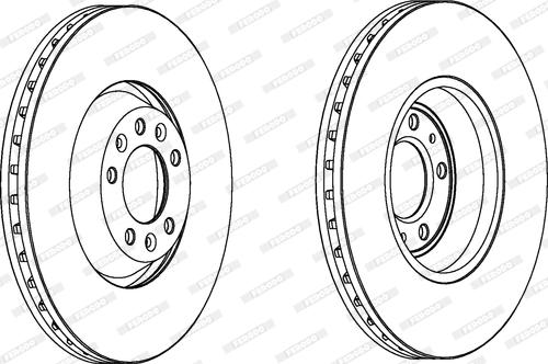 Ferodo DDF1274C-1 - Discofreno www.autoricambit.com