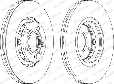 Ferodo DDF1707C-D - Discofreno www.autoricambit.com