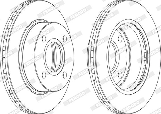 Ferodo DDF887X - Discofreno www.autoricambit.com