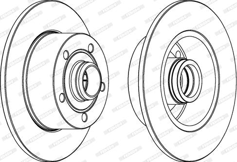 Ferodo DDF830C-1 - Discofreno www.autoricambit.com