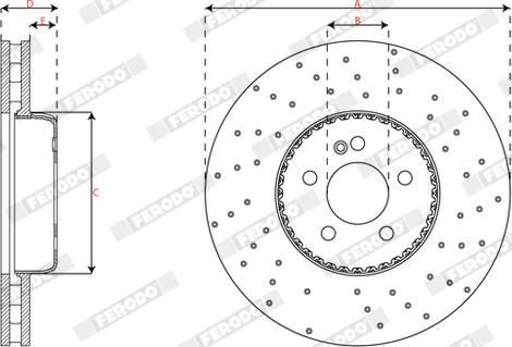 Ferodo DDF3060VC-1 - Discofreno www.autoricambit.com