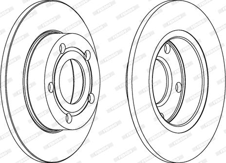 Ferodo DDF323 - Discofreno www.autoricambit.com