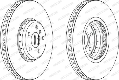 Ferodo DDF2625RVC-1 - Discofreno www.autoricambit.com